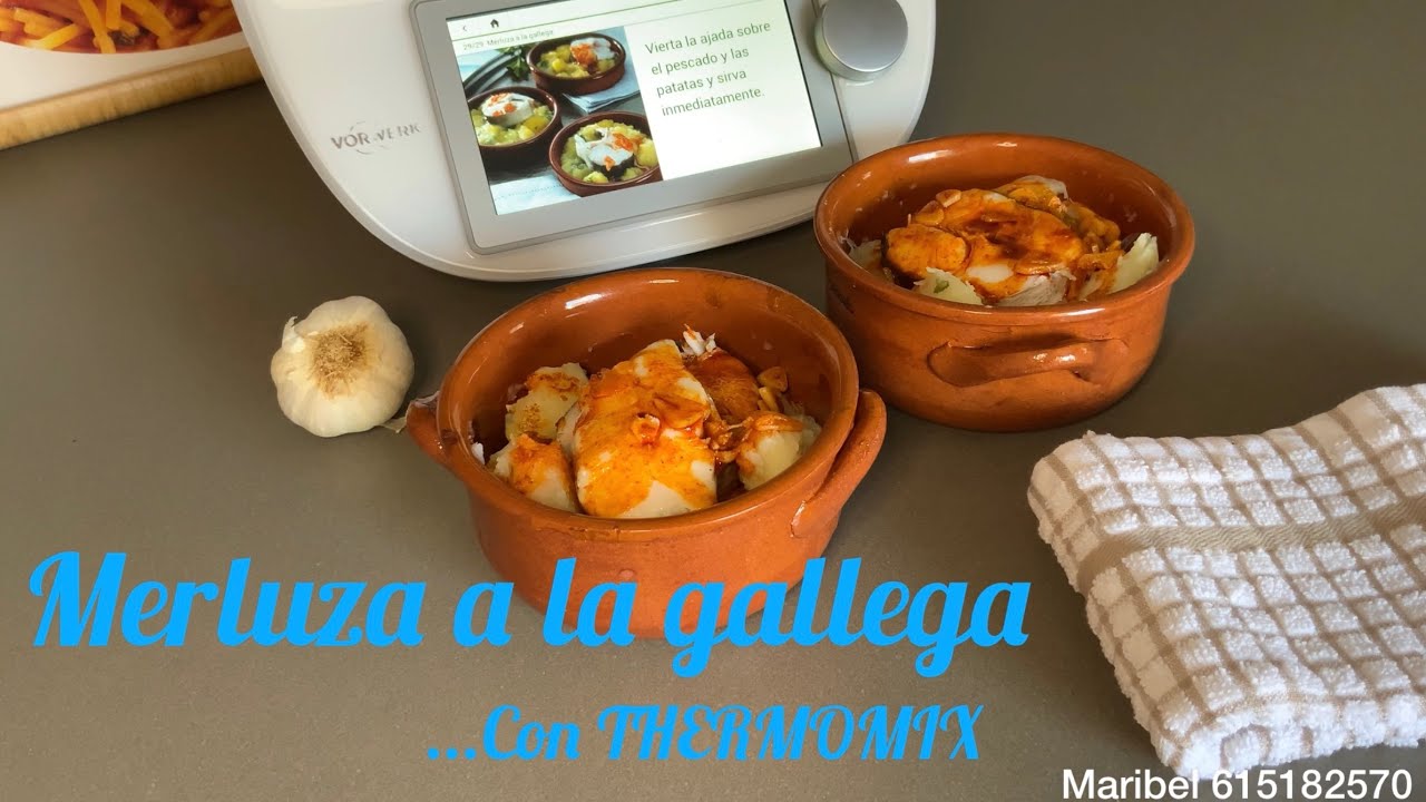 Merluza a la gallega con thermomix //La Cocina De Maribel
