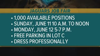 Jacksonville Jaguars hosting job fair on two separate dates