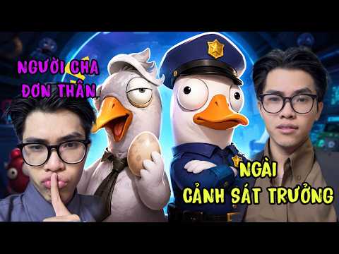 ( Goose Goose Duck Tập 1 ) Tài Enzo biến thành cảnh sát trưởng bù nhìn và người cha Cò Gáy ứng biến