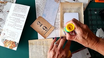 craft with me - pockets for my butterfly journal part 2