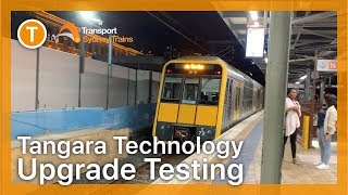TfNSW Sydney Trains:Tangara Technology upgrades Train Test pass Central