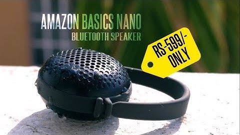 Amazon Basic Nano Bluetooth speaker Unboxing,Review & Giveaway|Bluetooth Speaker under 600