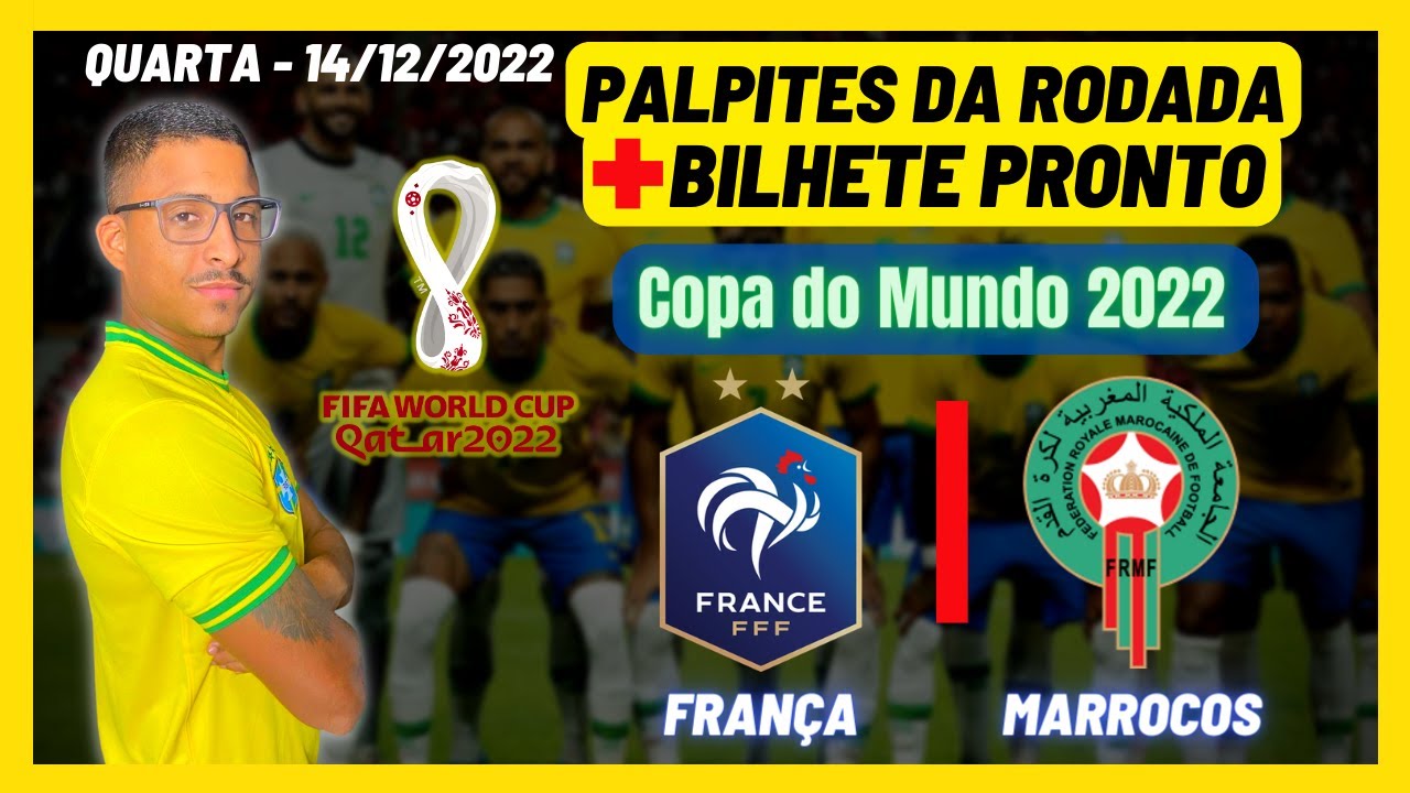 PALPITES DE FUTEBOL HOJE 14/12/2022 #semifinais  (FRANÇA X MARROCOS)🍀GREEN TODO DIA +BILHETE PRONTO