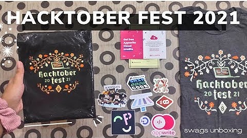 HACKTOBER FEST 2021 SWAGS UNBOXING😍🔥🎊| Open-source, Hacktoberfest T-shirt, Stickers etc.🔥  #unboxing
