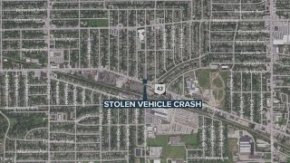 1 dead, 1 hospitalized after Cleveland crash involving allegedly stolen car