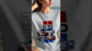 Vintage Datsun Racing Car T-Shirt, Classic Car Enthusiast Tee, Retro Automotive Graphic Shirt, Un...