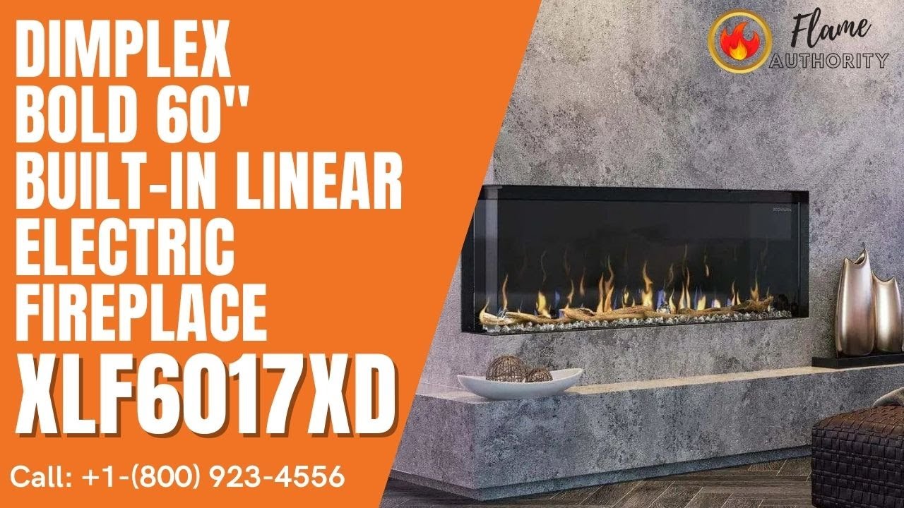 Dimplex Bold 60" Builtin Linear Electric Fireplace XLF6017XD YouTube