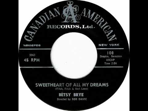 Sweetheart Of All My Dreams - Betsy Brye (January 1960) (arranged by Hutch Davie)