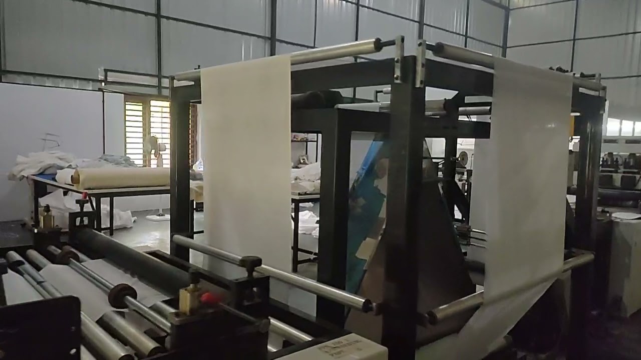 cotton bag making machine YouTube