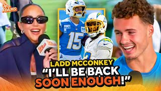 Chargers WR Ladd McConkey on Injury Update, Watching Keenan Allen, & Herbert NEVER Satisfied!