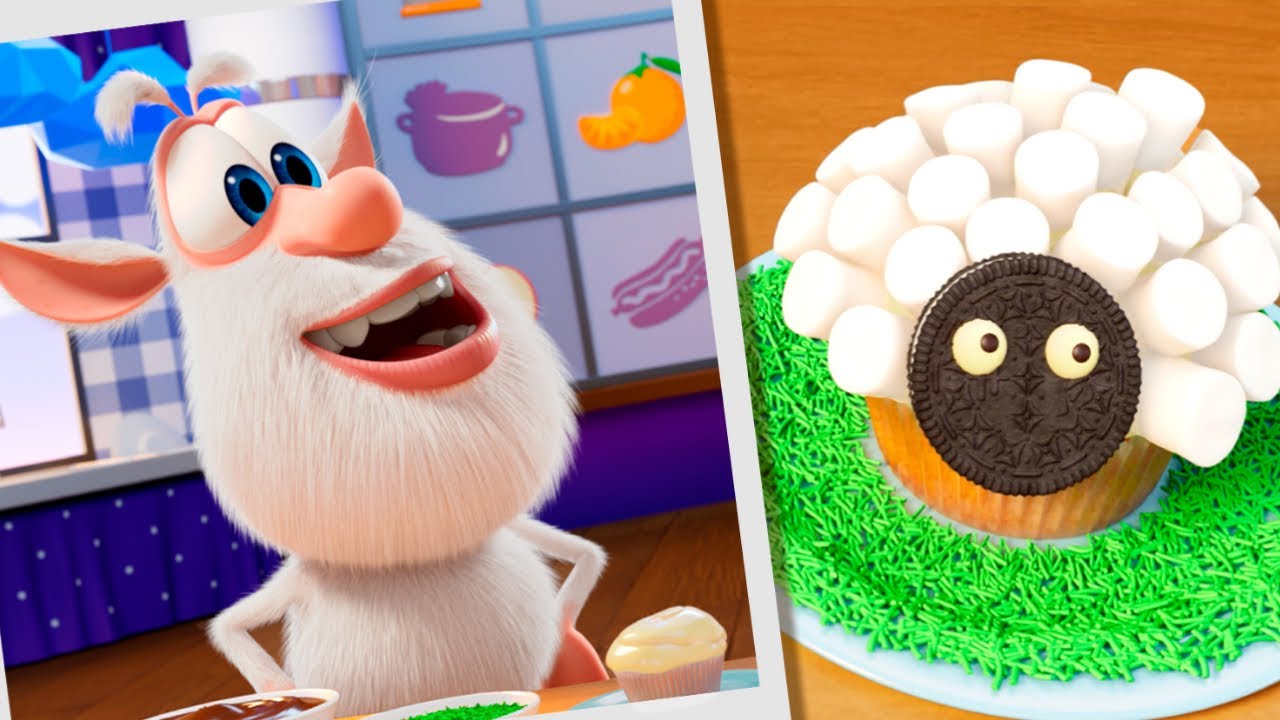 Booba - Cupcake Recipe 😋 Food Puzzle - Cartoon for kids Kedoo ToonsTV