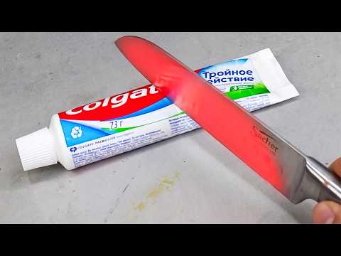RED HOT KNIFE vs EVERYTHING 🔪🧪🧊