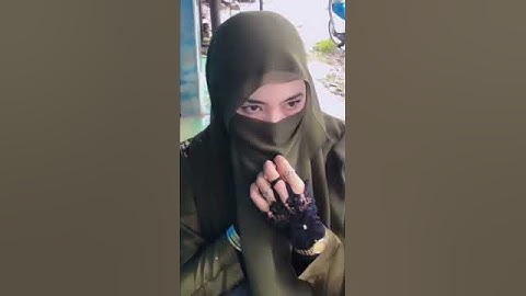 ketika wanita bercadar nge vape tonton sampai akhir #cadar #ukhty #niqab #ukhti #wanitabercadar
