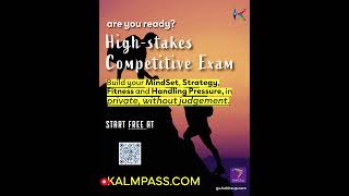 High-Stakes Competitive Exam Readiness #JEE #NEET