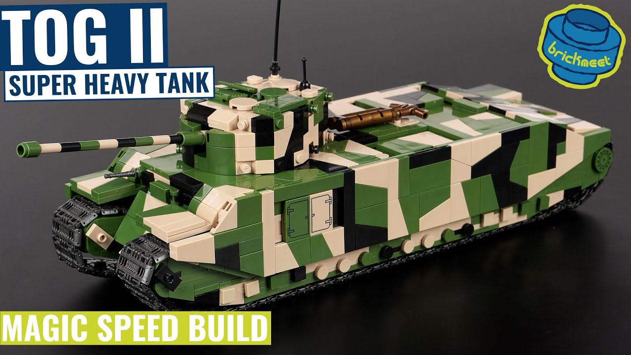 Tiger 192 - WWII Heavy Tank - Custom LEGO® Kit – Bricks & Minifigs Eugene