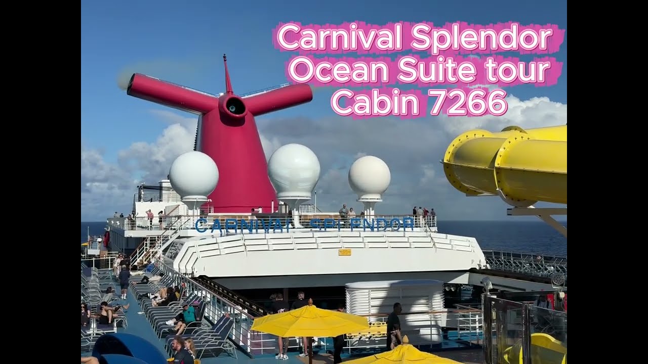 Carnival Splendor Ocean Suite Tour Cabin 7266