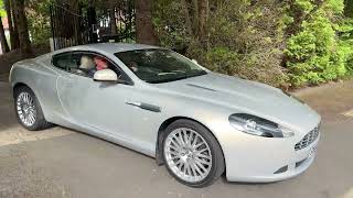 Sunday evening handover of “Blondie” - A unique Aston Martin DB9 