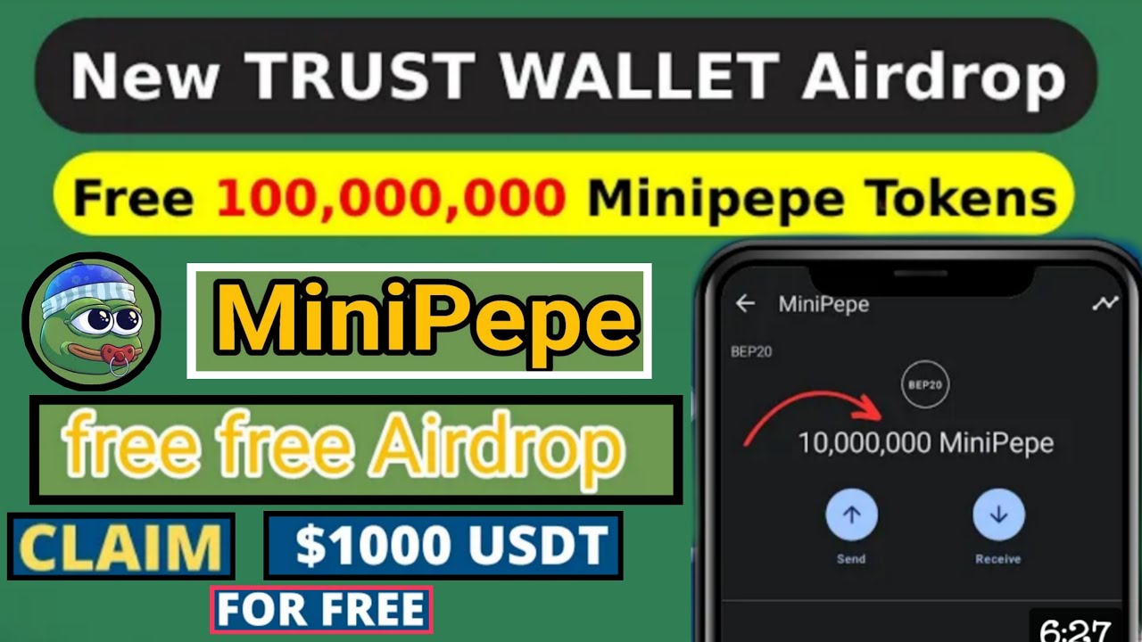Claim Free 100,000,000 Minipepe Telegram bot Airdrop . Instant withdraw to wallet