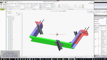 DigiPara Liftdesigner 2017: Using a PTC Creo elevator railbracket and export to BIM