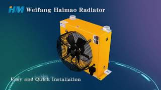 hydraulic oil cooler radiator