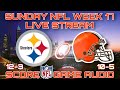PITTSBURGH STEELERS @ CLEVELAND BROWNS SUNDAY NFL WEEK 17 LIVE STREAM WATCH PARTY[GAME AUDIO ONLY]