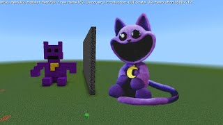 битва построек catnap из poppy playtime 3 со стивом