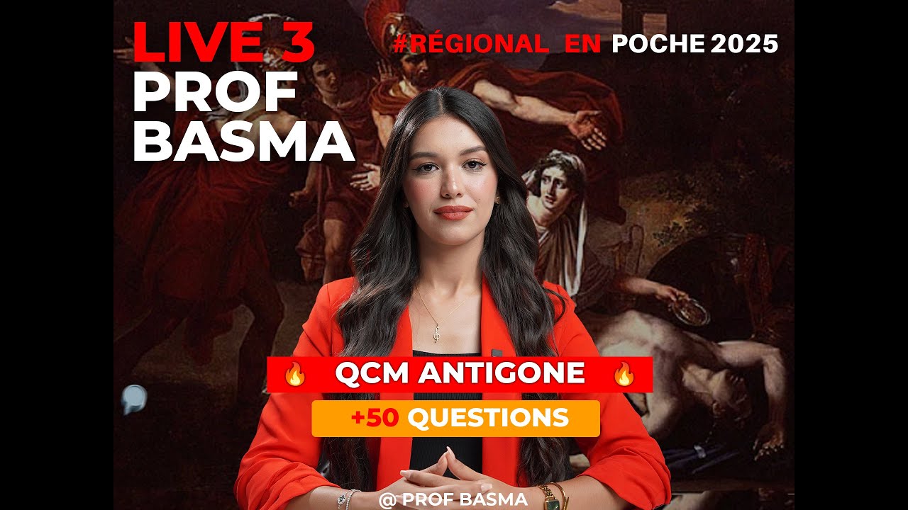 Live 3 : QCM ANTIGONE ✅
