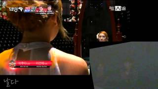 130914 Dancing9 4Round Redwings 이루다 이선태 - 마스터 리액션