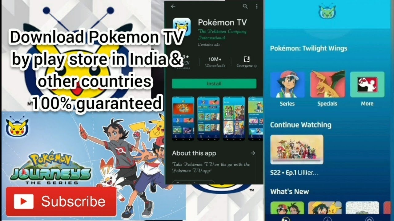 Pokémon TV na App Store