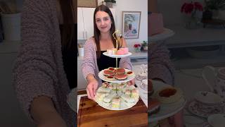 Afternoon Tea Sandwiches for Mother’s Day🌷 Recipe in the comments! #recipevideo #afternoontea