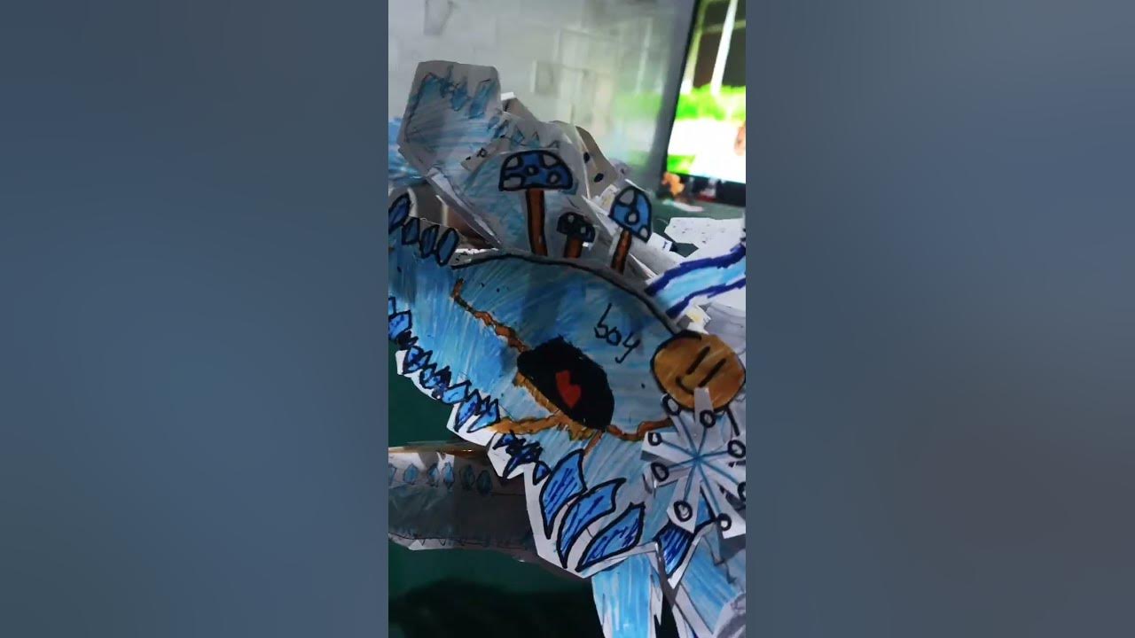 three jaw dragon puppet - YouTube