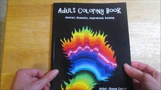 Adult Coloring Book Review - Colouring Page Preview - Amazon Review