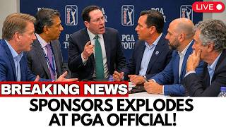 🚨 PGA Tour in MELTDOWN as 6 Major Sponsors DEMAND Answers on LIV Merger