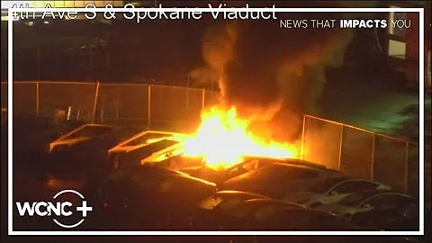 Fire damages four Tesla cybertrucks, as company faces backlash