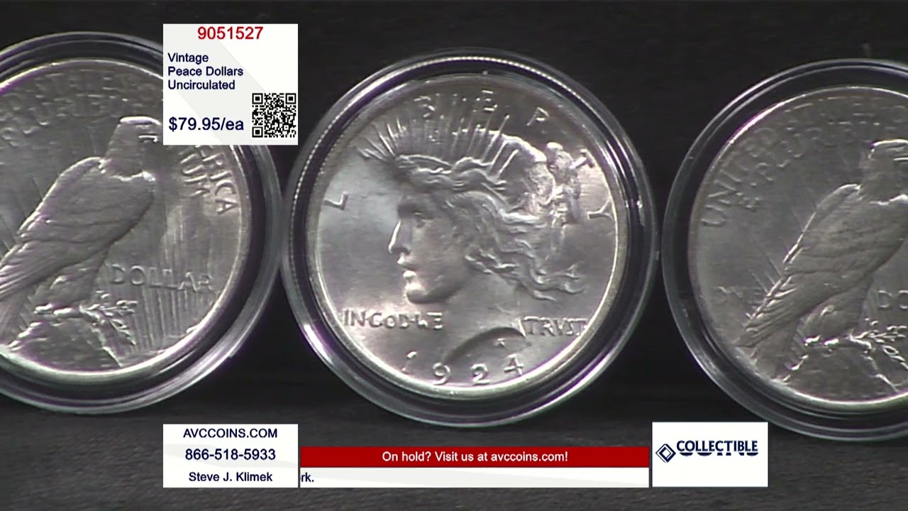 Vintage Peace Dollars - Uncirculated - YouTube