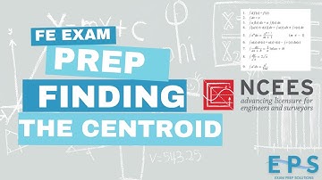 Find the Centroid of a section | FE EXAM PREP STATICS