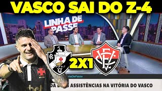 VASCO 2 X 1 VITÓRIA - VASCO SAI DA ZONA DE REBAIXAMENTO