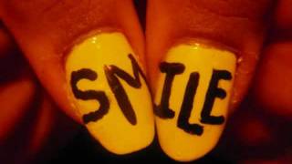 Smiley Bows nail tutorial