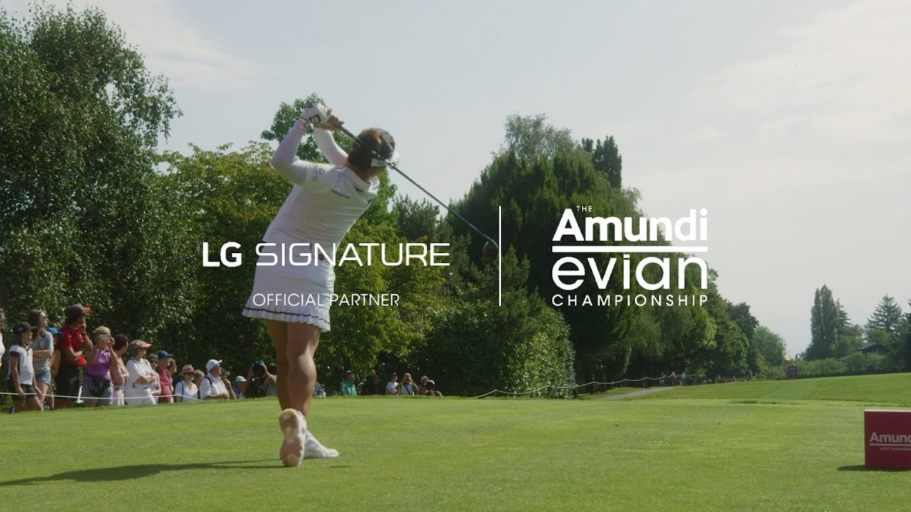 LG Advocates Busan for World Expo 2030 at The Amundi Evian Championship