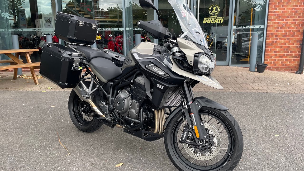 Triumph Tiger 1200 Desert (Gold) walkaround with engine sound for sale