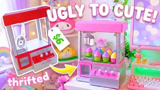 Thrift Makeover! 🎀 Restoring the CUTEST Mini Crane Game 🧸✨
