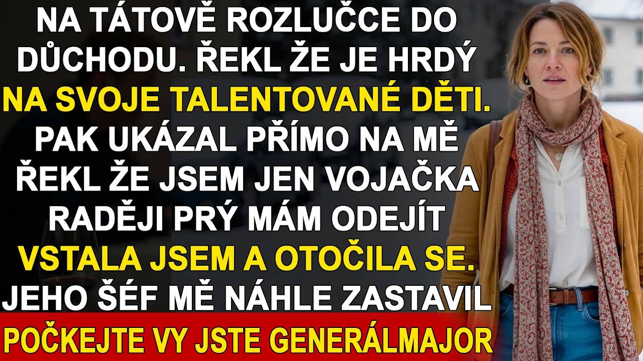 Táta mě postavil před celou restauraci a s úsměvem řekl: „Postav se, řekni nám, jaké to je být tou, která všechno brzdí." Celý život jsem mlčela, polykala jeho poznámky o tom, že moje práce je...