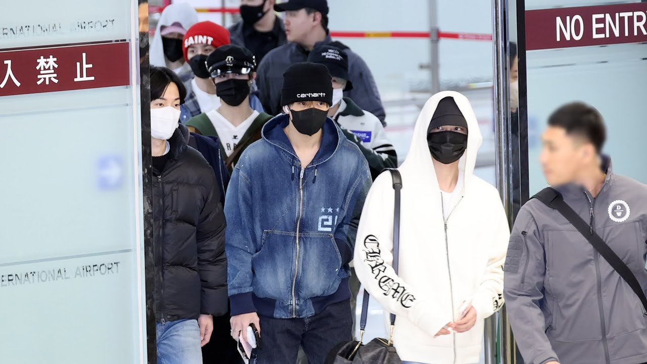 NCT Dream, NCT 127, WayV (엔시티드림 엔시티127 웨이션브이) 김포공항 입국 Arrival 직캠 | 240223