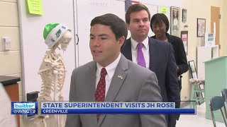 State Superintendent Visits JH Rose