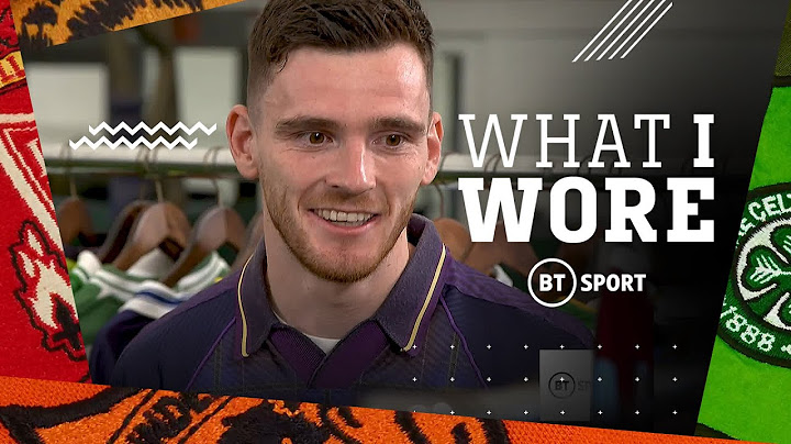 What I Wore: Andy Robertson