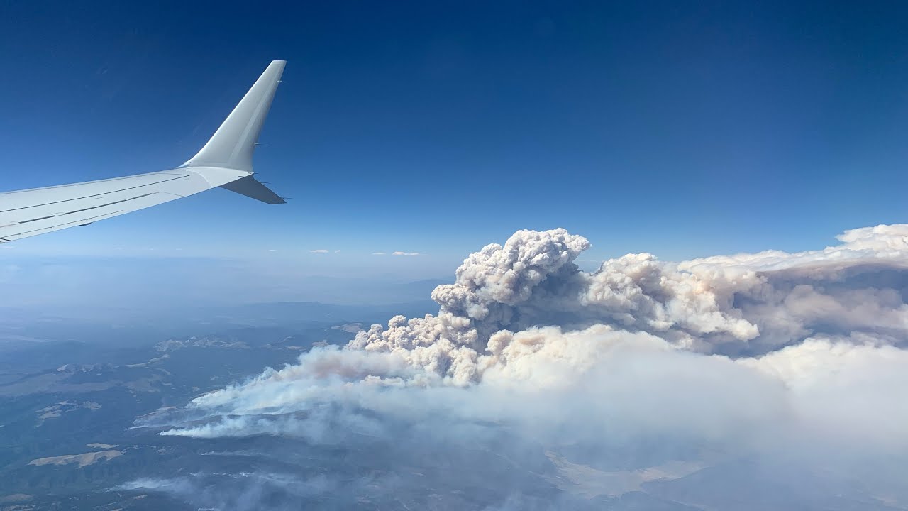 Flying over the Calf Canyon & Hermits Peak Wildfire