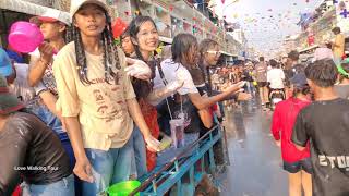 Amazing Day For Cambodian Peoples, Songkran Svay Rieng, Cambodia 🇰🇭.