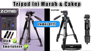 Review Lengkap Tripod Zomei Q111 Bisa Untuk Hp Dan Kamera Dslr