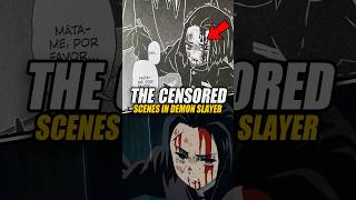 THE 5 TIMES DEMON SLAYER WAS CENSORED IN THE ANIME DURING SEASON 1 # #demonslayer #kimetsunoyaiba