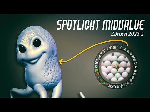Spotlight MidValue - Use Spotlight Projection and the new Mid Value option to control